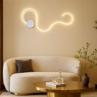 applique da muro a led 20w bianca moderna con 3 colori luce
