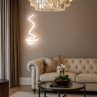 applique da muro led 12w bianca con luce regolabile 3000k-6500k