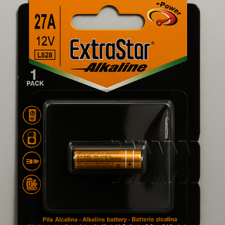 1 pila telecomando 27a/l828 super alcalina 12v pila batteria blister extrastar