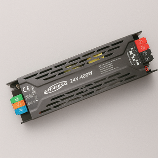 trasformatore 24v 400w in alluminio alimentatore led ad alta potenza con protezione da sovraccarico e corto circuito