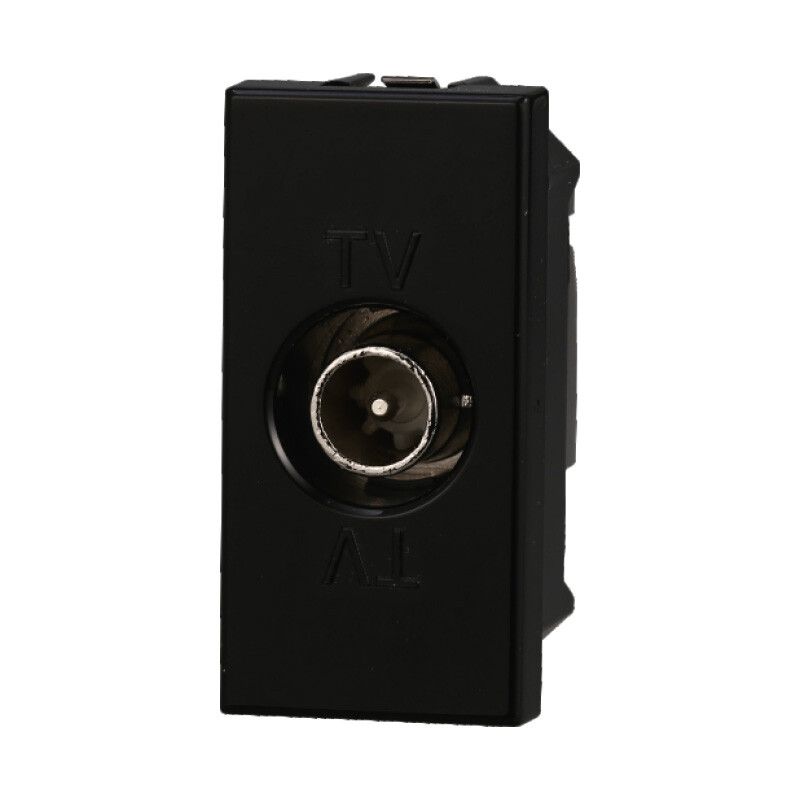 connettore tv maschio passante ettroit moon an2253 nero compatibile axolute