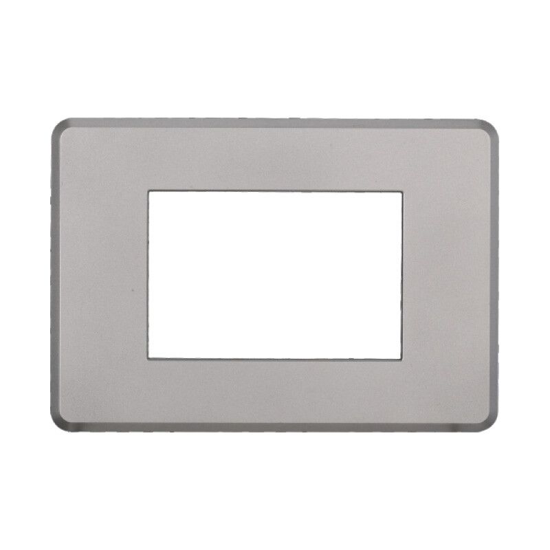 placca slim 3 posti ettroit moon an87306 silver compatibile axolute air