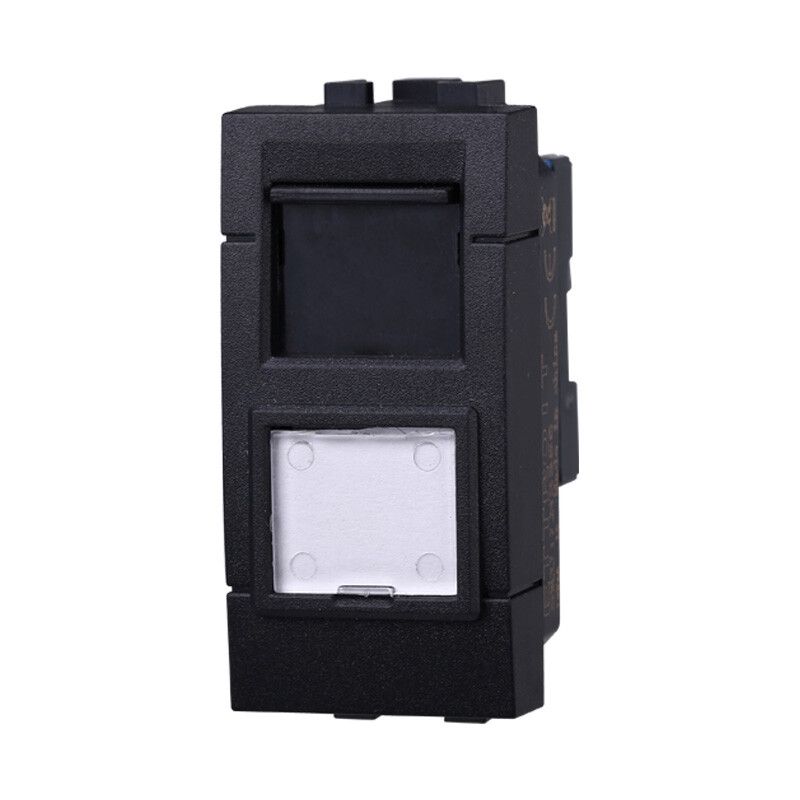 connettore rj45 cat5 ettroit space ln2355 nero compatibile living