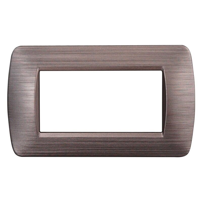 placca ettroit space ln85410 4 posti bronzo satinato compatibile living