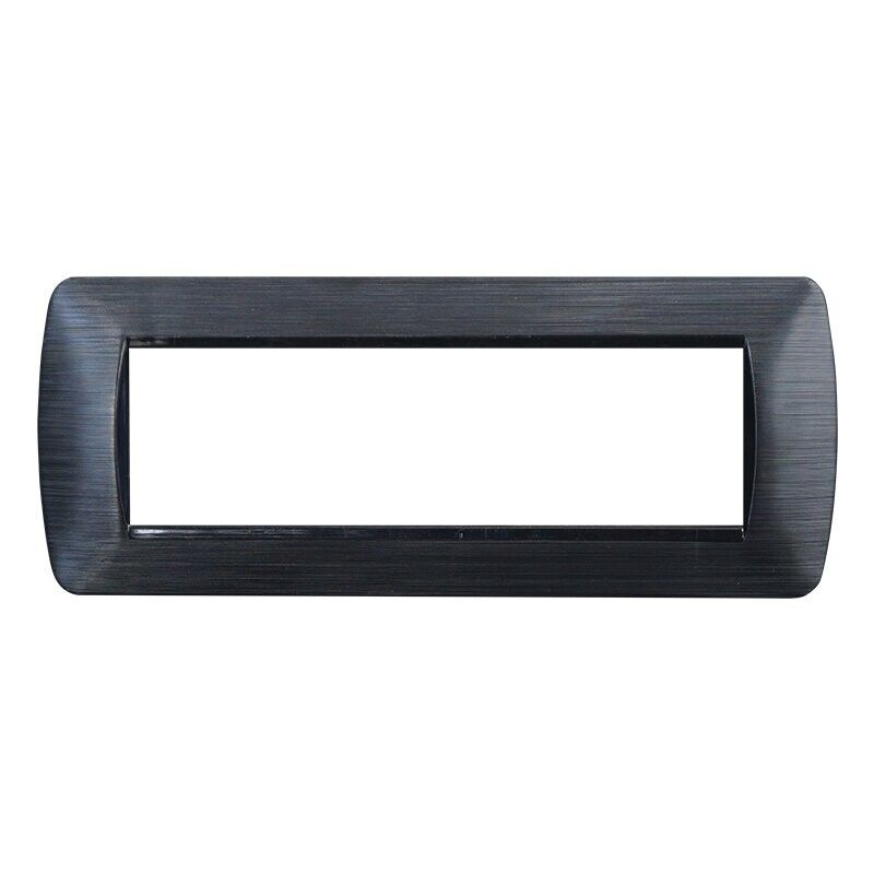 placca ettroit space 7p nero satinato compatibile living