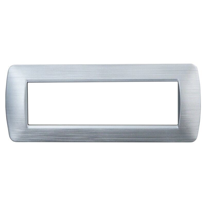 placca ettroit space ln85715 7 posti silver satinato compatibile living