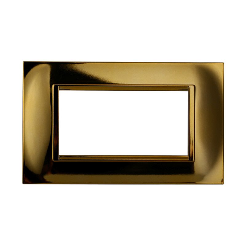 placca quadrata ettroit space ln89412 4 moduli oro lucido