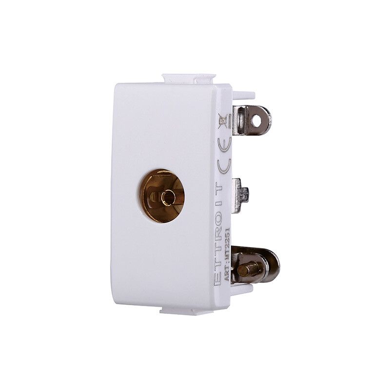 connettore tv femmina ettroit mt2251 bianco compatibile matix