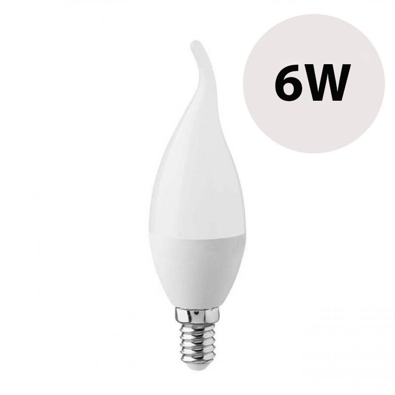 lampadina led e14 universo c36-6wt 6w a colpo di vento