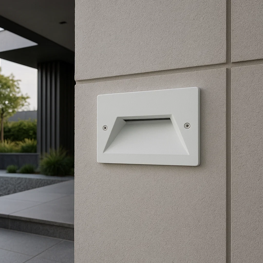 segnapasso led universo es49-b3c 3w ip65 per cassetta 503 bianco cct