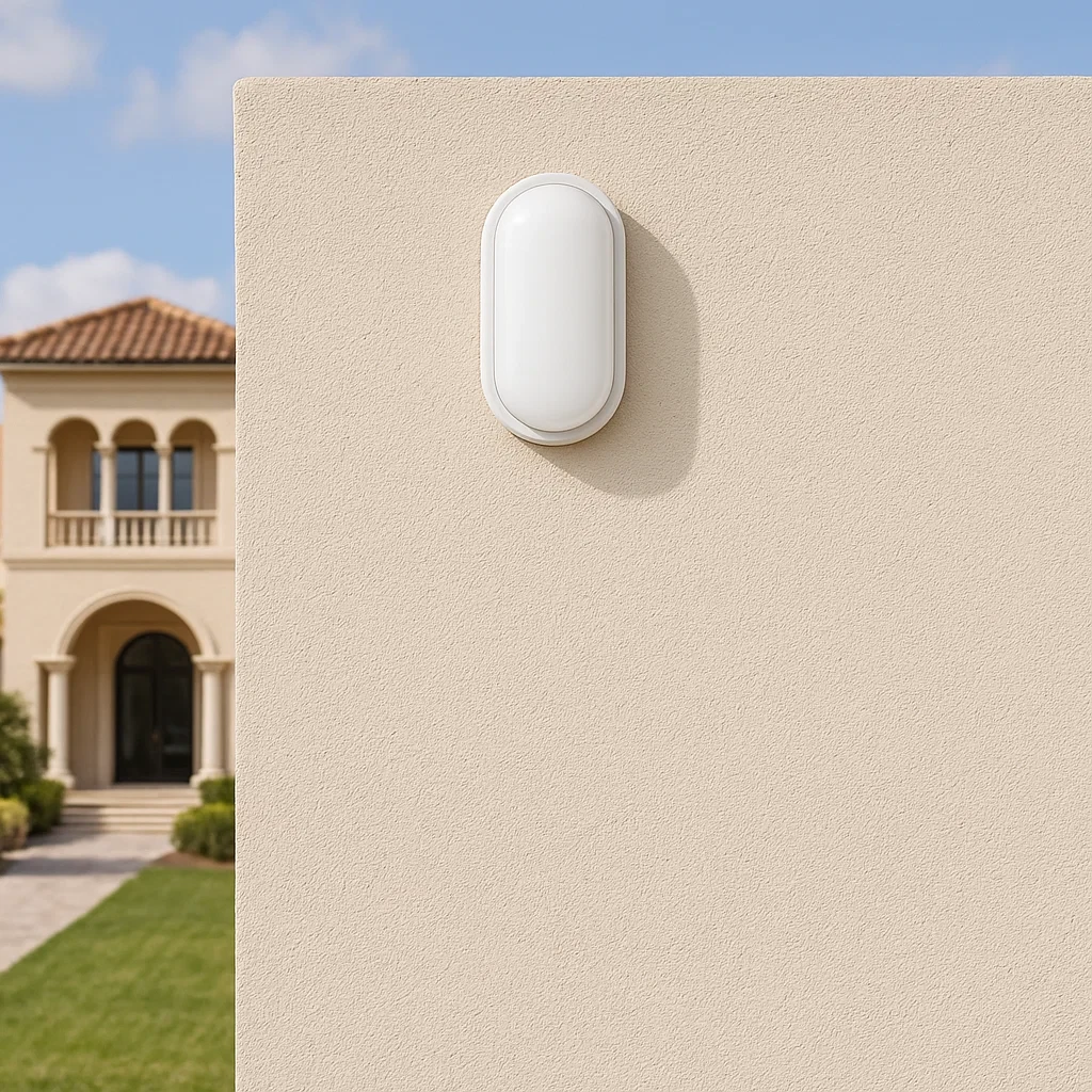 applique led ovale universo es51 18w ip65 da esterno