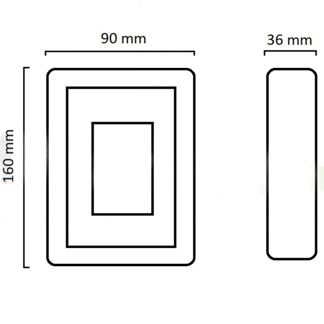 segnapasso da esterno cube universo es62-gn led 12w grigio - dettaglio 3