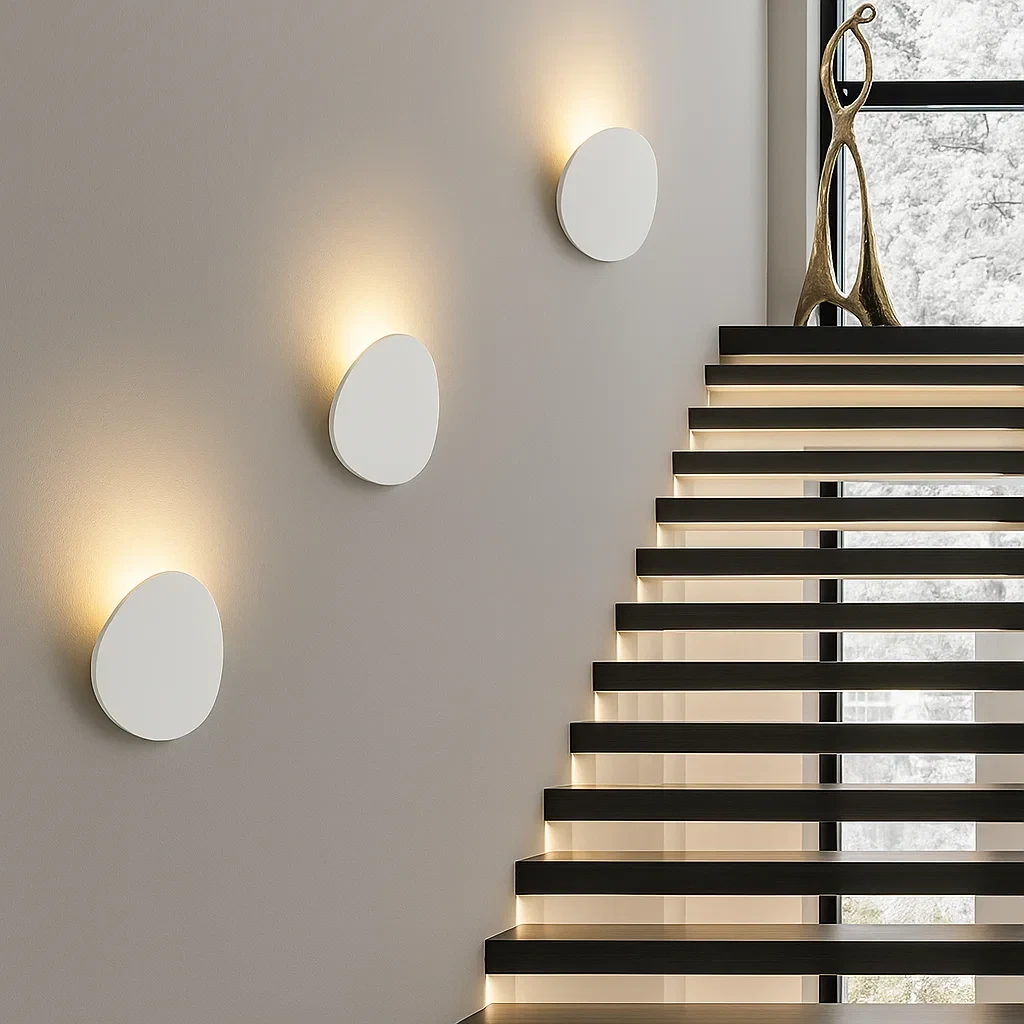 applique da esterno universo es65-b led 12w ip65 bianca