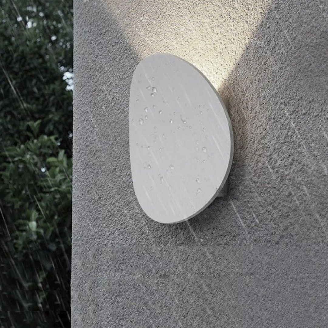 applique da esterno universo es65-b led 12w ip65 bianca - dettaglio 2