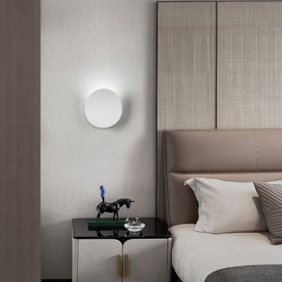 applique da esterno universo es65-b led 12w ip65 bianca - dettaglio 3