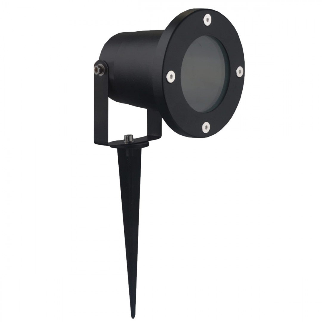 faretto a picchetto universo es12-n orientabile ip65 per lampadina gu10 - dettaglio 2