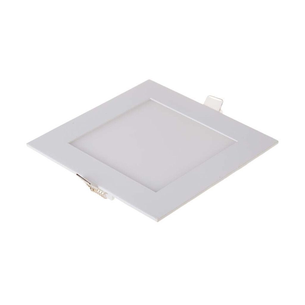 mini pannello led da incasso quadrato v-tac vt-1207sq-n 12w 2700k
