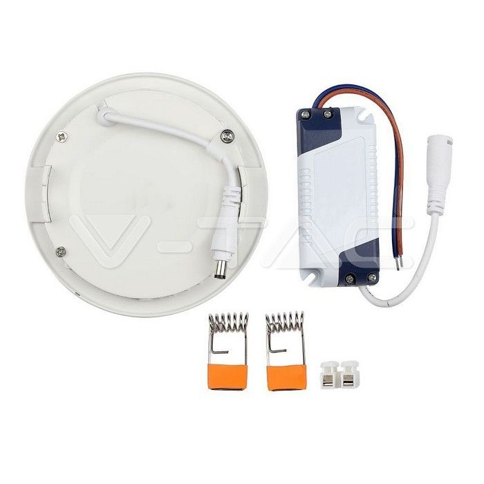pannello led da incasso rotondo v-tac vt-1807rd 18w 4000k - dettaglio 3