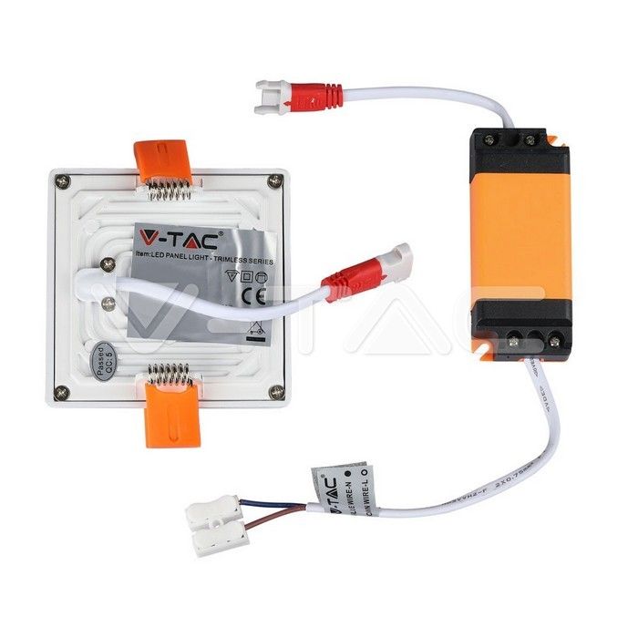 pannello led quadrato trimless v-tac vt-2222 22w 3000k - dettaglio 3