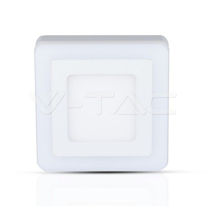 pannello led da superficie v-tac vt-1509 twin quadrato 15w 4500k