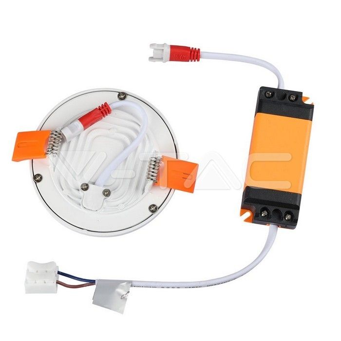 pannello led da incasso rotondo v-tac vt-2929 29w 6000k trimless - dettaglio 3