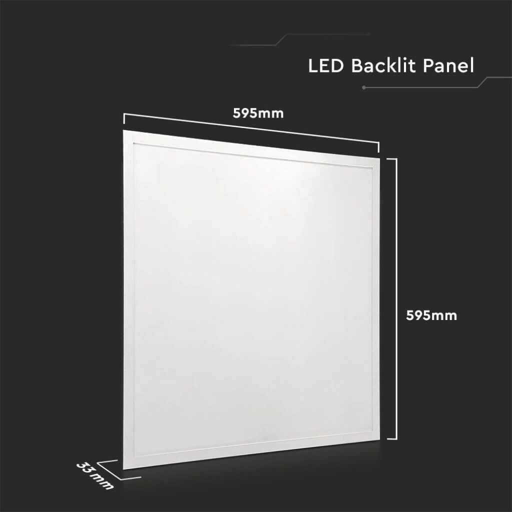 pannello led da incasso v-tac vt-60036 36w 6500k 60x60 cm - dettaglio 2