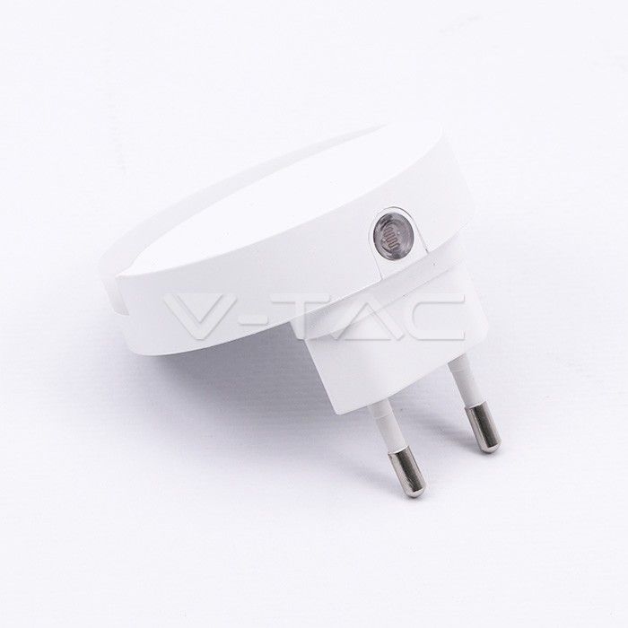 luce notturna led da presa v-tac vt-82rd 3000k con sensore - dettaglio 2