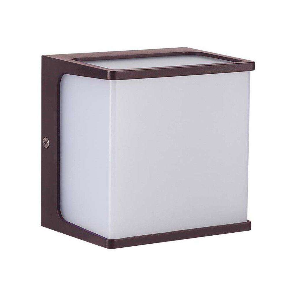 applique led da esterno v-tac vt-708 8w marrone 4000k ip65 - dettaglio 2