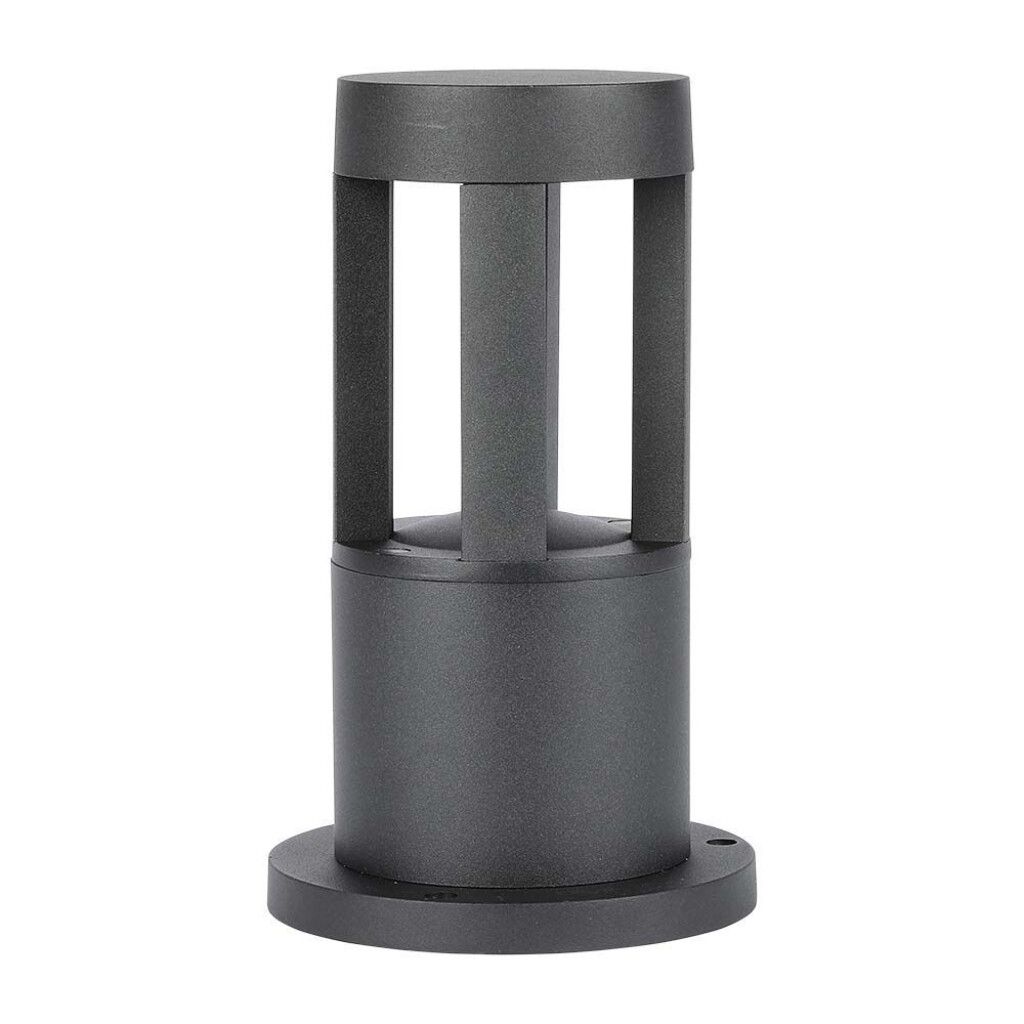 paletto led da giardino v-tac vt-830 10w 6400k nero ip65 - dettaglio 2