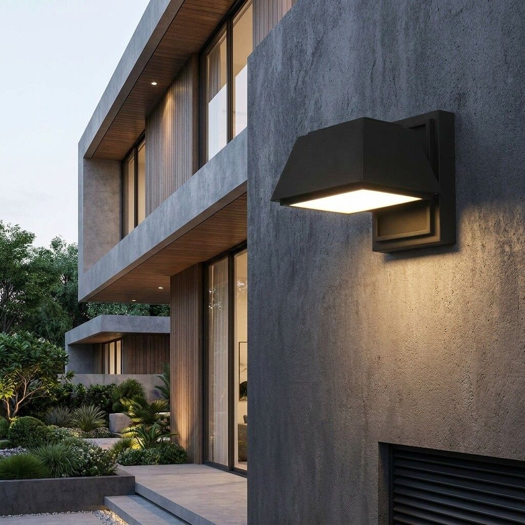 applique led da esterno v-tac vt-1192-b 15w 4000k ip65 nera - dettaglio 2