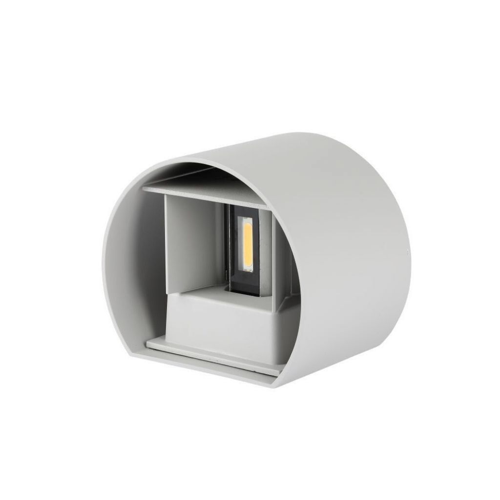applique da esterno v-tac vt-756 6w grigio 4000k fascio regolabile - dettaglio 2