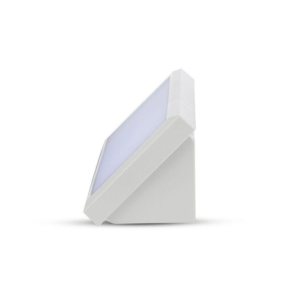 lampada led da muro angolare v-tac vt-5142 12w 4000k ip65 bianca - dettaglio 3