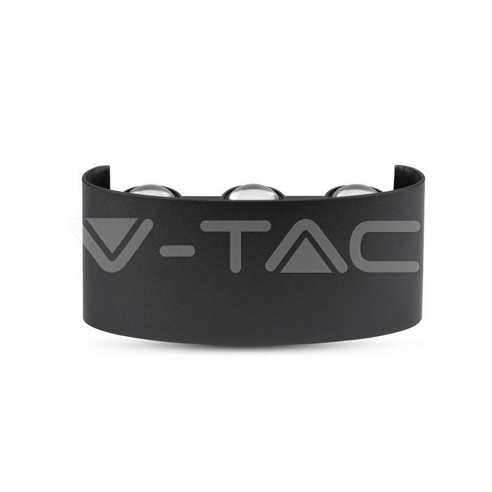 applique da esterno v-tac vt-846 6w up down nera 4000k ip54 - dettaglio 2