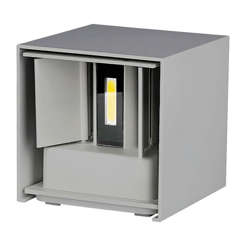 applique da esterno v-tac vt-759-12-g 11w grigia 4000k ip65 - dettaglio 2