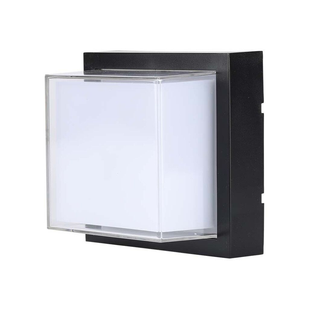 applique led da esterno v-tac vt-828 12w 4000k ip65 nera - dettaglio 2