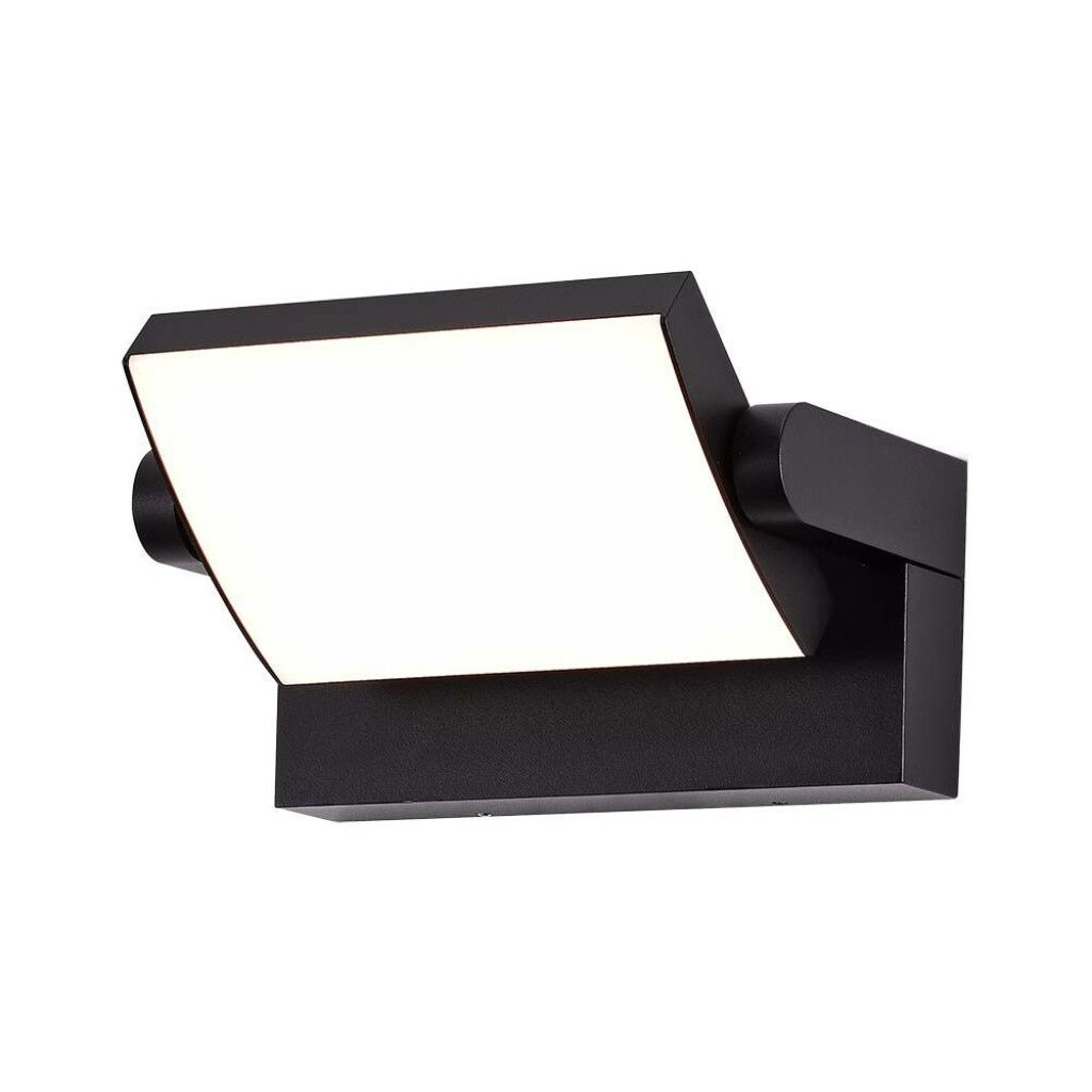 applique led da esterno v-tac vt-11020-b 17w 4000k nera orientabile ip65 - dettaglio 2