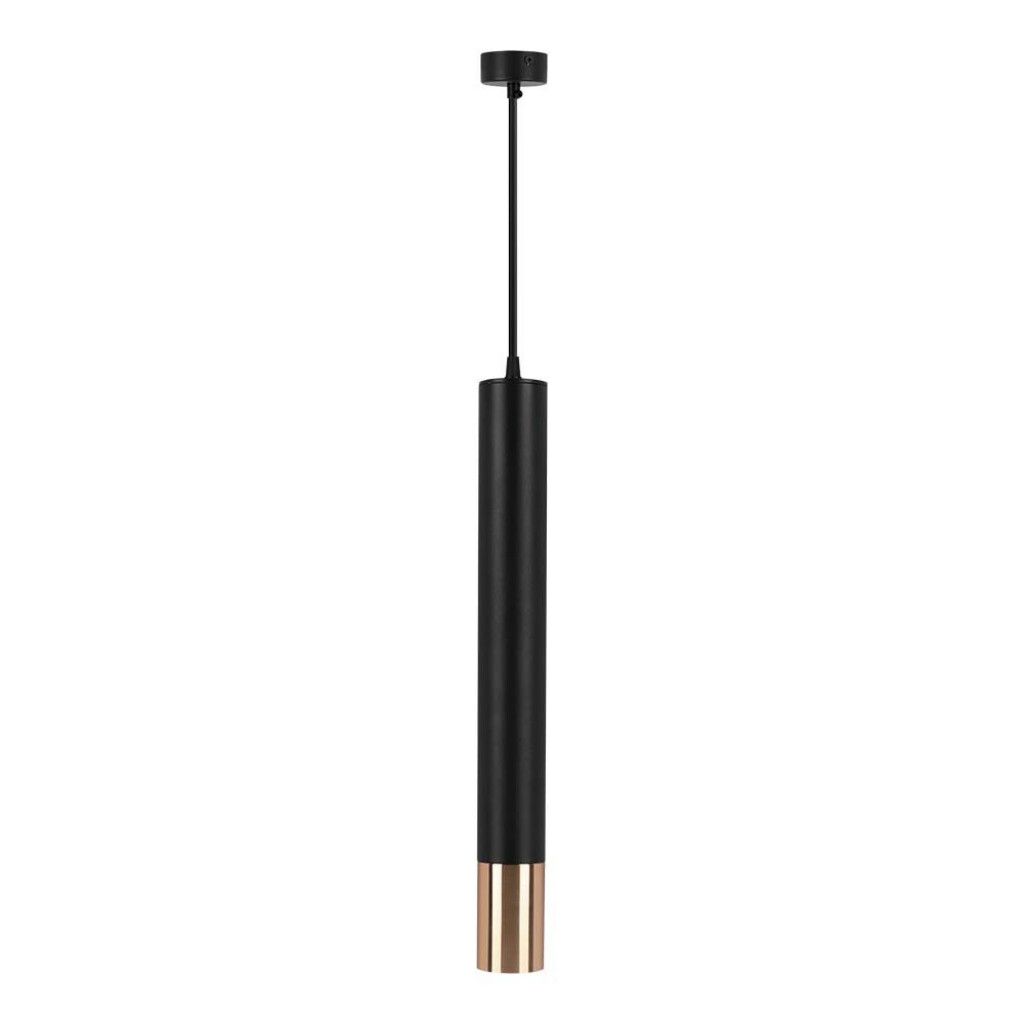 portafaretto a sospensione v-tac vt-977-500 gu10 nero e oro - dettaglio 3