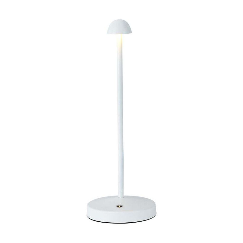 lampada led da tavolo v-tac vt-1073-w 1,6w ricaricabile touch 3in1 bianca