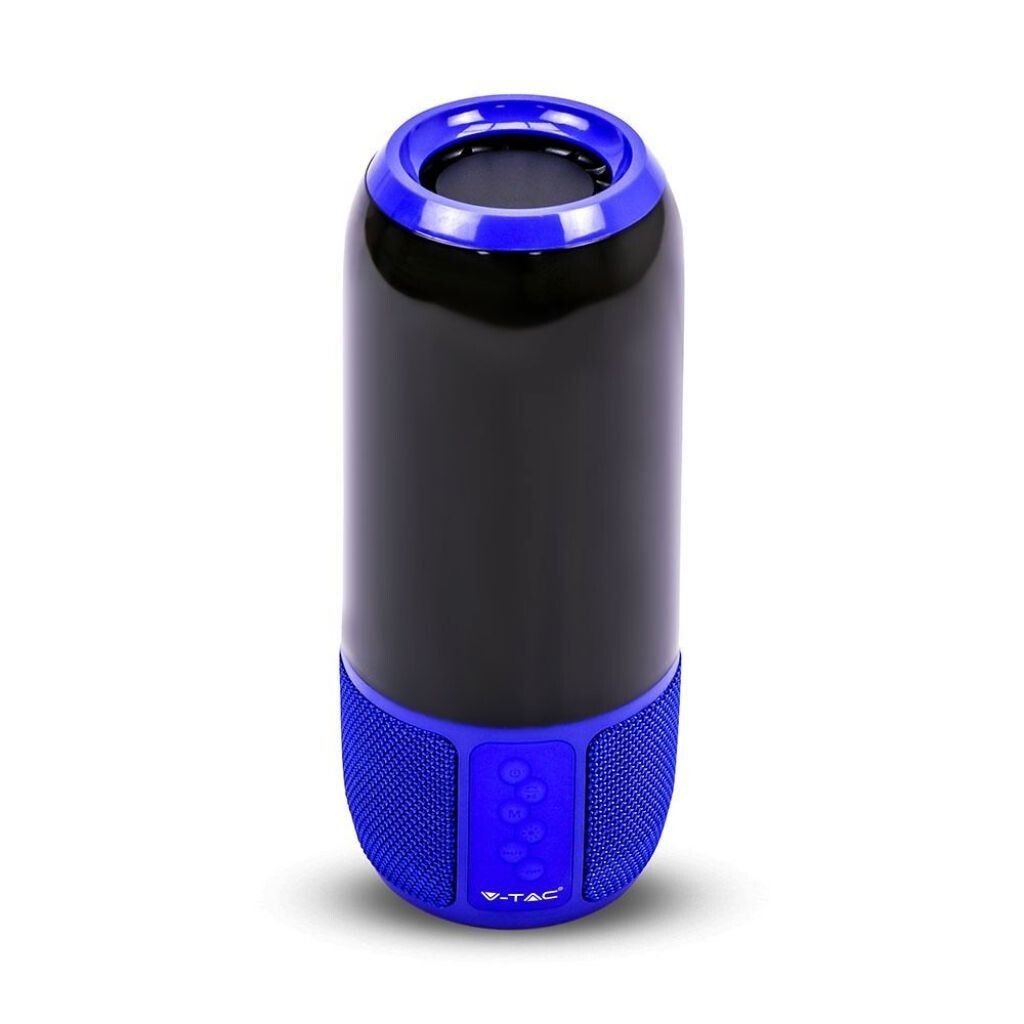 lampada da tavolo speaker bluetooth v-tac vt-7456 blu rgb 2 x 3 w