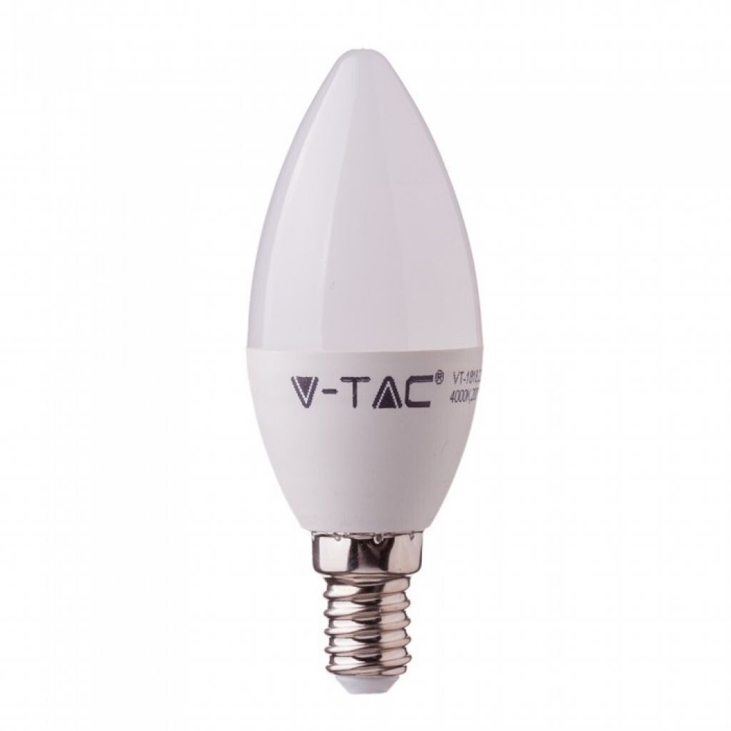 lampadina led v-tac vt-268 e14 7w candela 6400k con chip samsung