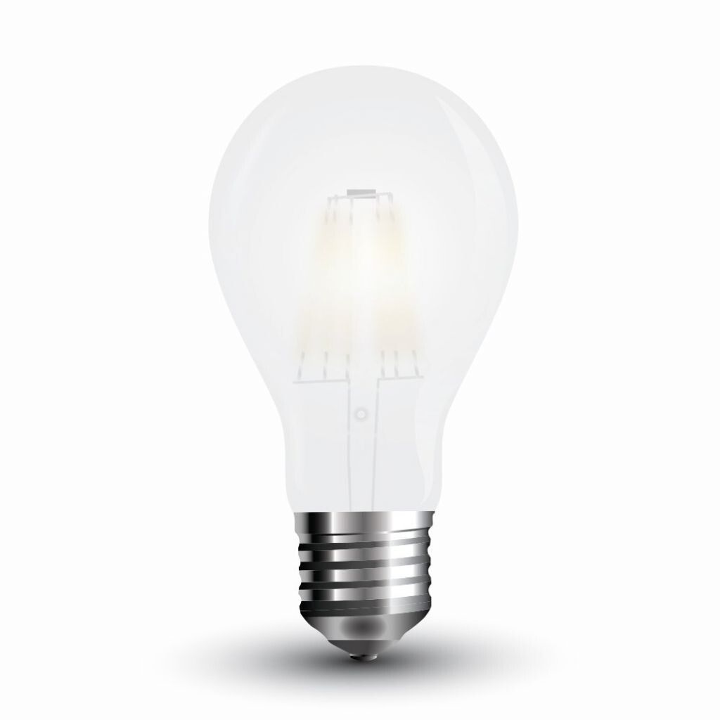 lampadina led v-tac vt-1935 6w e27 a60 opaca 6400k