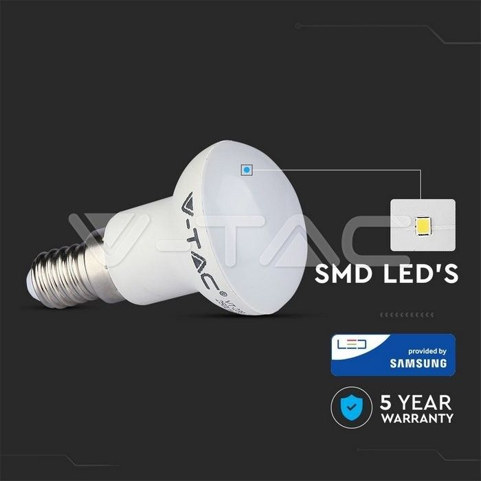 lampadina led v-tac vt-239 e14 r39 3w 4000k luce naturale - dettaglio 3