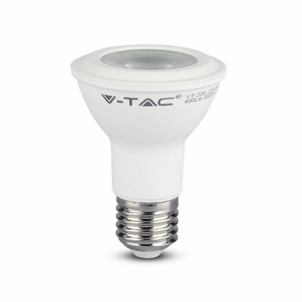 lampadina led v-tac vt-220 e27 par20 5,8w 3000k chip samsung