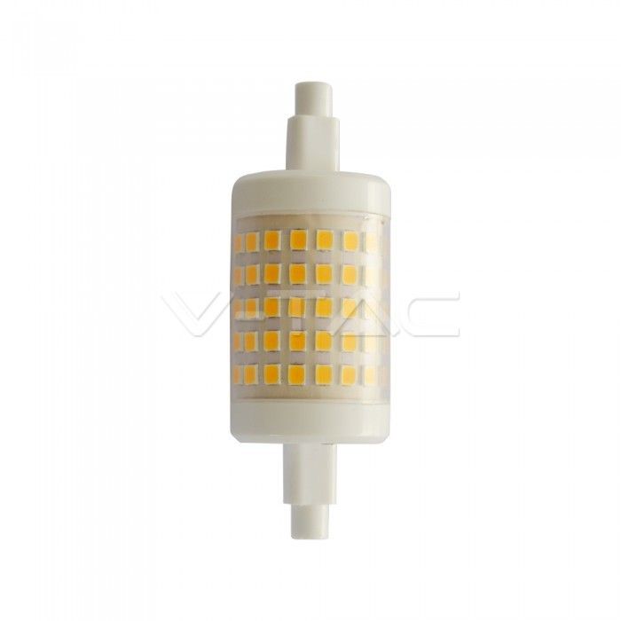 lampadina led r7s v-tac vt-2237 7w 3000k 78 mm - dettaglio 2