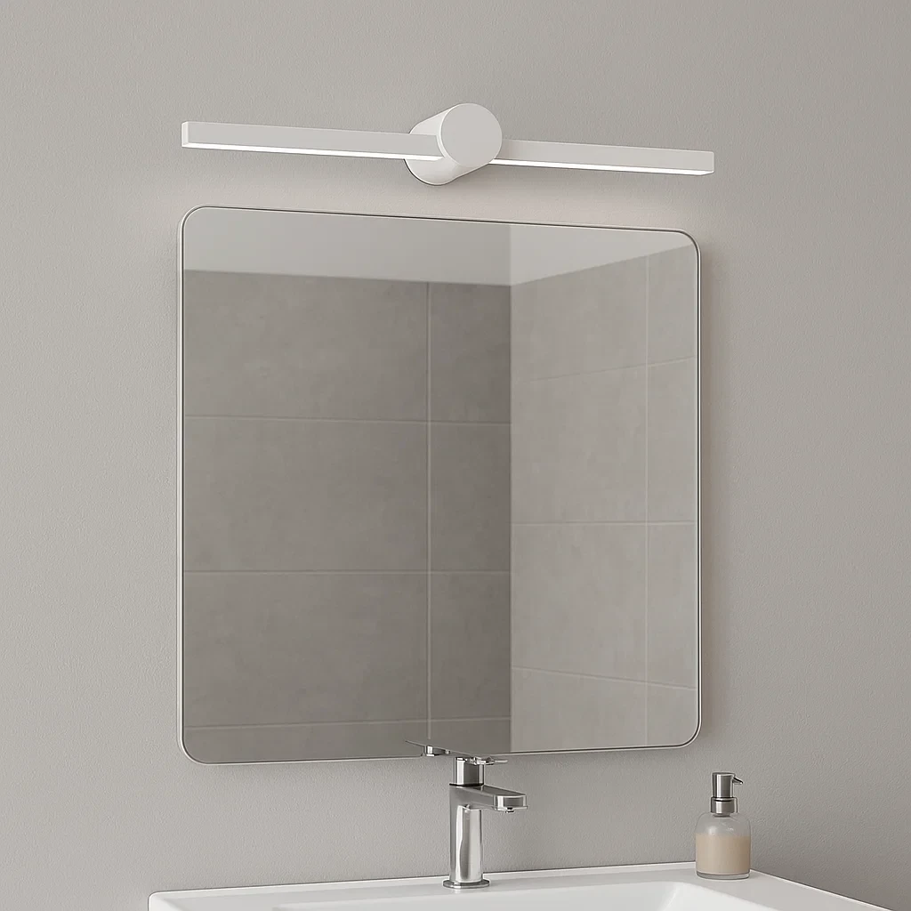 applique led da specchio v-tac vt-7022-w 10w 3000k ip65 bianca