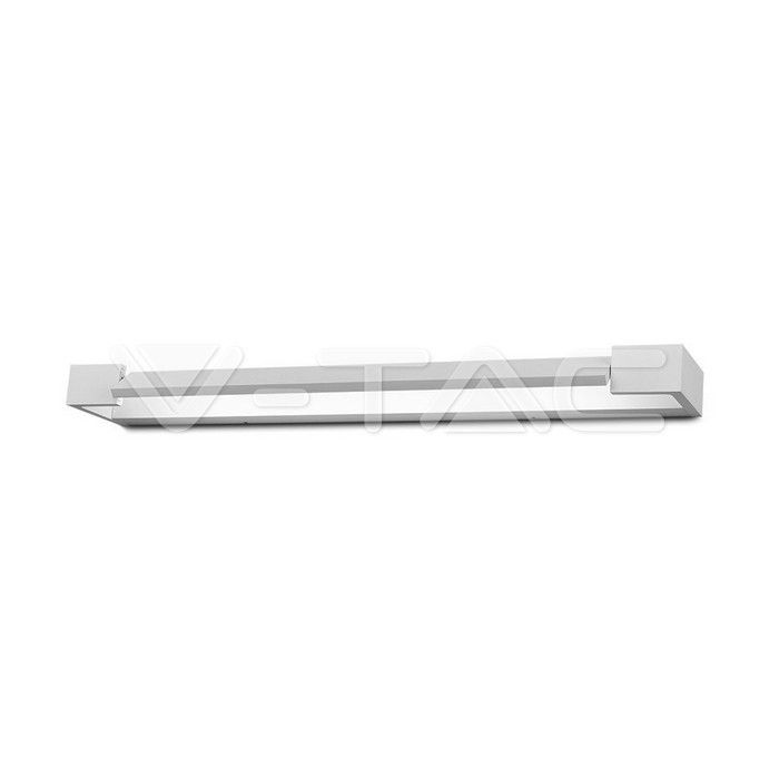 applique led v-tac vt-819-w 18w bianca ip44 3000k orientabile - dettaglio 2
