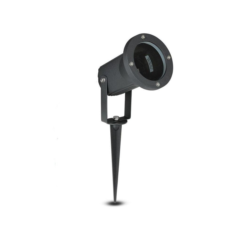 picchetto da giardino v-tac vt-769 gu10 nero ip44 orientabile - dettaglio 2