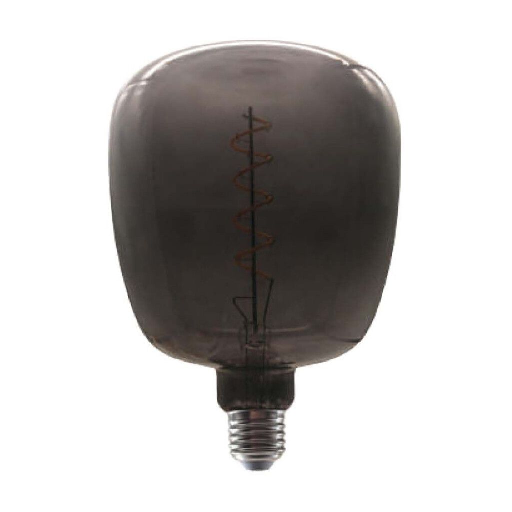 lampadina led v-tac vt-2264 e27 4w filamento vaso nero