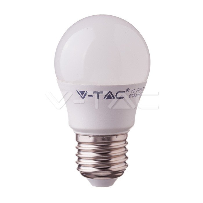lampadina led v-tac vt-290 e27 g45 7w 3000k luce calda