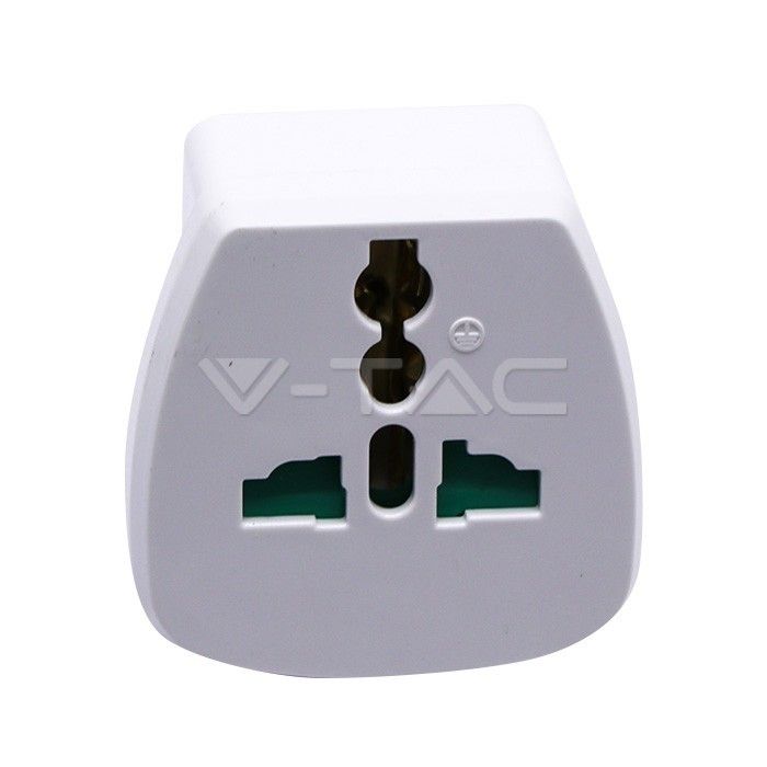 adattatore universale v-tac sku 8747 10a con spina italiana 2p+t - dettaglio 2